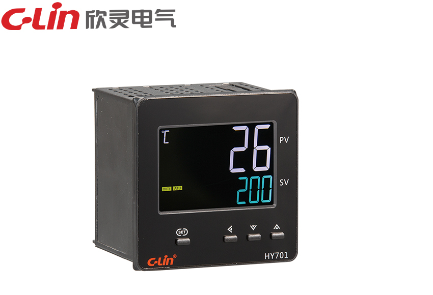 HY701-F □ -M*AN PID 调节，继电器触点控制输出，带一组报警