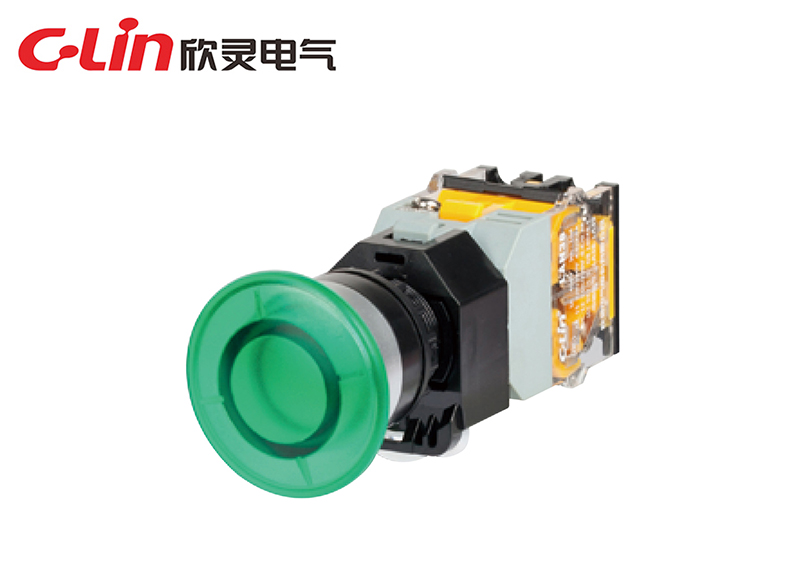 带灯蘑菇钮 LAN38-22D-11MD