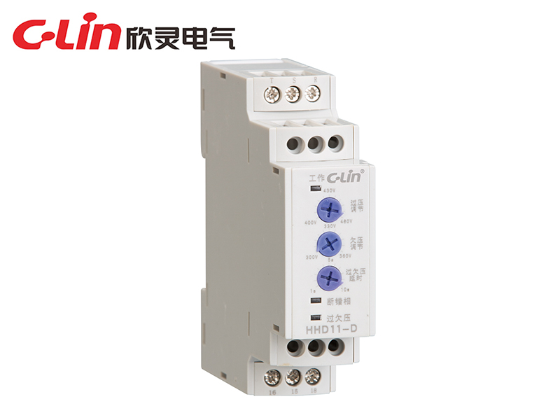 HHD11-D 过压(可调)、欠压(可调)、断相、相序、电压不平衡保护